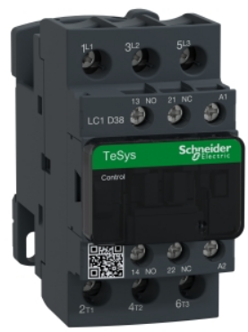 LC1D38F7 TeSys D contactor - 3P(3 NO) - AC-3 - <= 440 V 38 A - 110 V AC 50/60 Hz coil