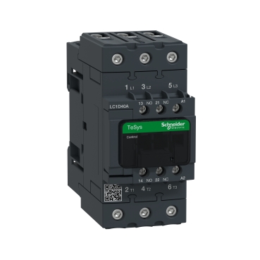 LC1D40AM7 TeSys D contactor - 3P(3 NO) - AC-3 - <= 440 V 40 A - 220 V AC 50/60 Hz coil