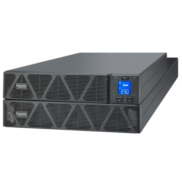 SRVS6KRIRK - Easy UPS 1 Ph On-Line, 6kVA/6kW, Rackmount 4U, 230V, 1x Hard wire 3-wire(1P+N+E) outlet, Intelligent Card Slot, LCD, W/ rail kit