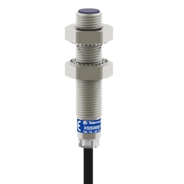 XS608B1PAL2 Inductive proximity sensors XS, inductive sensor XS6 M8, L51mm, stainless, Sn2.5 mm, 12...48 VDC, cable 2 m