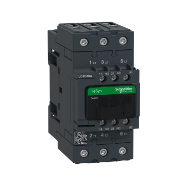 LC1D40AQ7 | TeSys D contactor - 3P(3 NO) - AC-3 - <= 440 V 40 A - 380 V AC 50/60 Hz coil