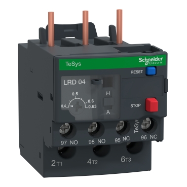 LRD04 - TeSys LRD thermal overload relays - 0.4...0.63 A - class 10A