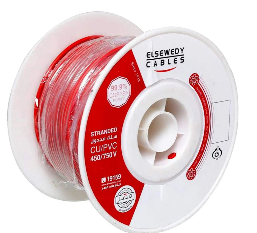 El Sewedy Electric Standard Cable (1mm, Red)