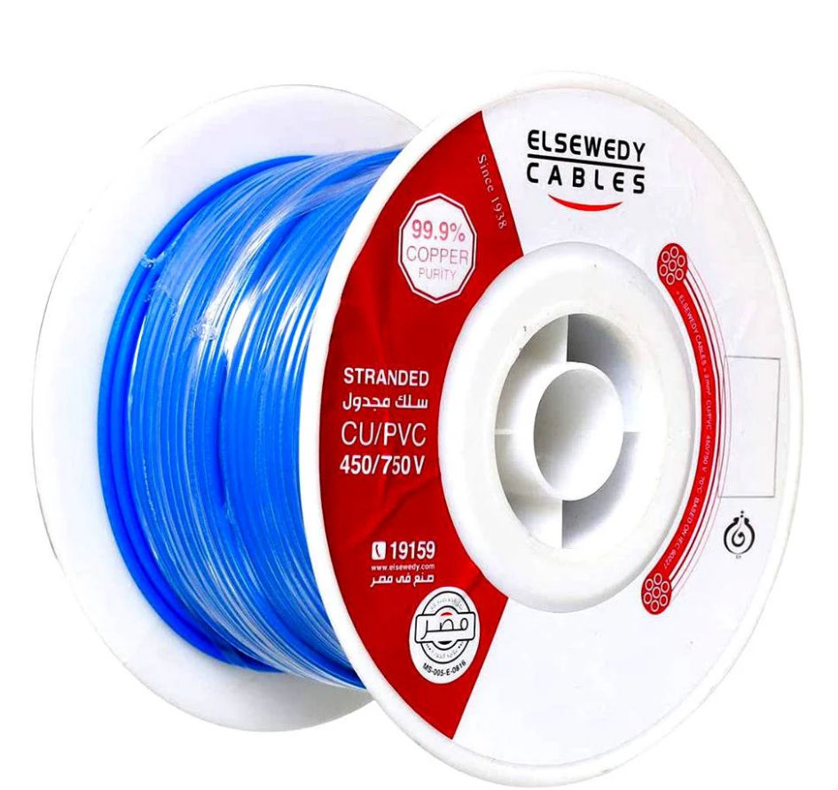 El Sewedy Electric Standard Cable (3mm, Blue)