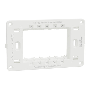 M3TB01S_03 | Supporting Frame, Miluz E, 3 gang, white