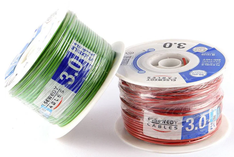 El Sewedy Electric Felexible CU/PVC copper wire (3mm, Red)