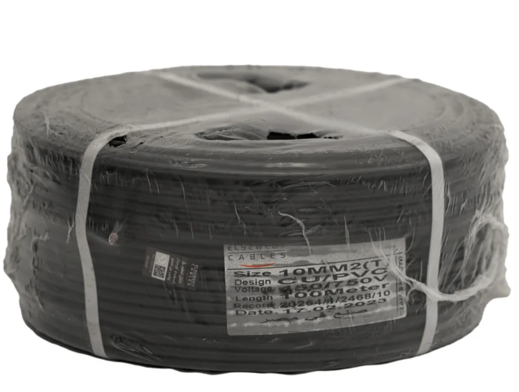 سلك نحاس مجدول 10مم 50 متر السويدى للكابلات