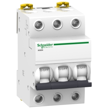 A9K24340 | Miniature circuit-breaker, Acti9 iK60N, 3P, 32 A, C curve, 6000 A (IEC 60898-1) Schneider Electric