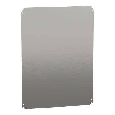 NSYMM65 | Schneider Plain Mounting Plate | 600x500mm, Galvanized Steel