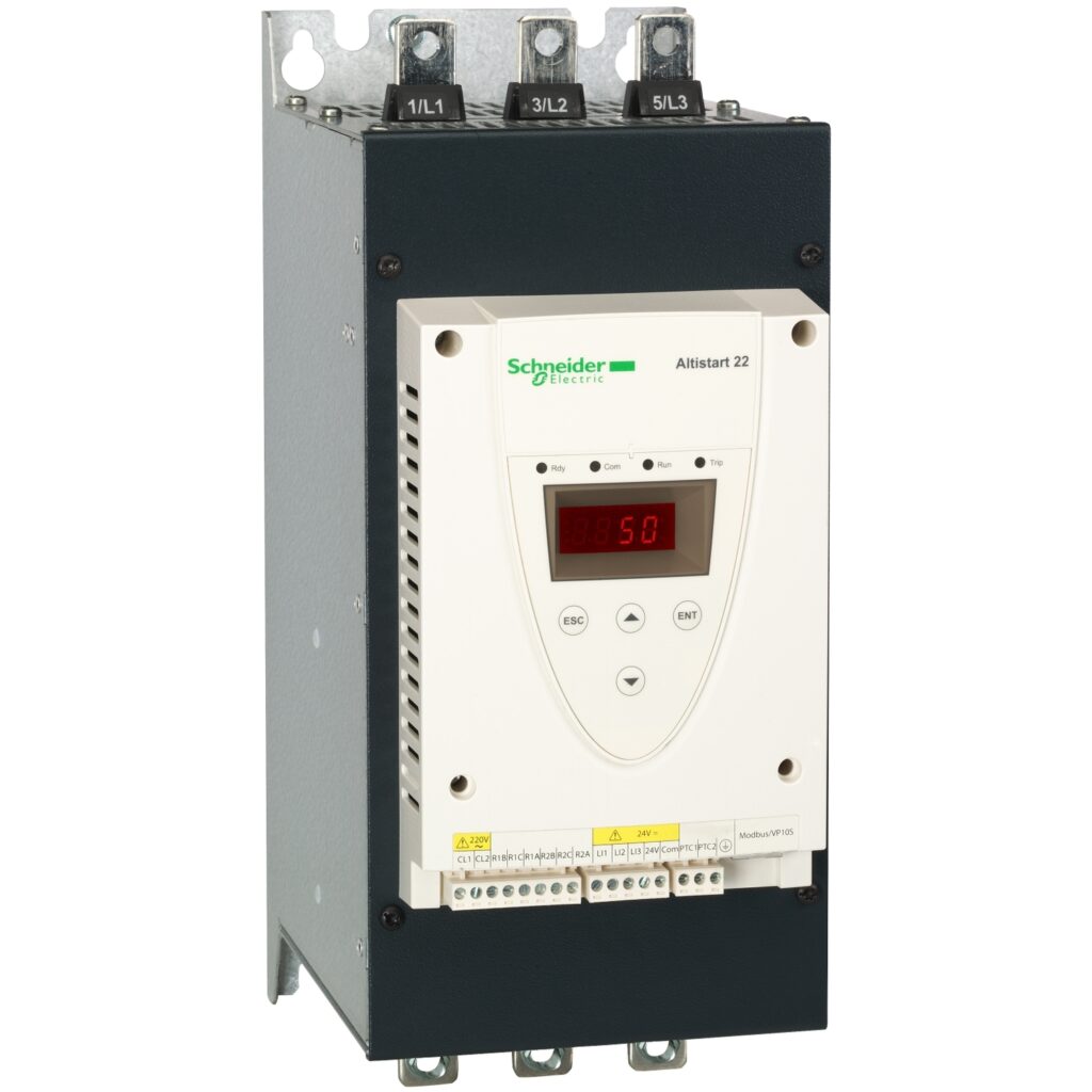 ATS22C17Q | Schneider Soft starter for asynchronous motor, Altistart 22, control 230V, 230 to 440V, 45 to 90kW