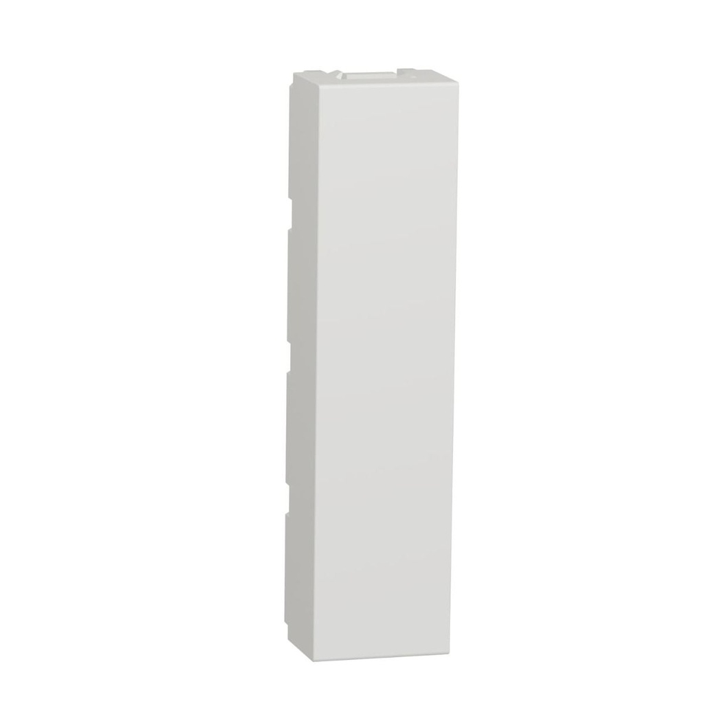Schneider NU986418 | Blind cover, New Unica, 1/2 modules, white