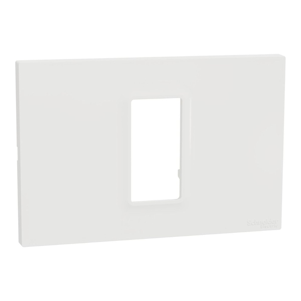 Schneider M3TB01_WE | Cover frame, Miluz E, 1 gang, white