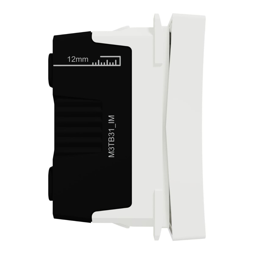 Schneider M3TB31_IM | Intermediate Switch, Miluz E, 10-16A, 250V, 1 module, White