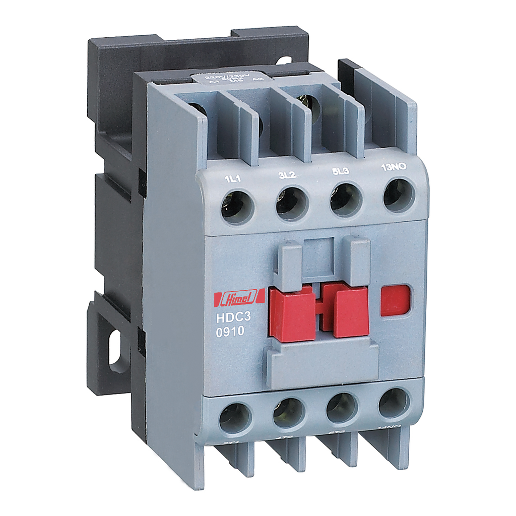 HDC30911M7 | Contactor HDC3  Himel  9A 4KW 220VAC, 1NO + 1NC