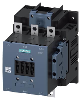 3RT1055-6AP36 | Siemens Contactor, AC-3e/AC-3, 150 A, 75 kW / 400 V, 3P, 220 VAC, 2 NO + 2 NC