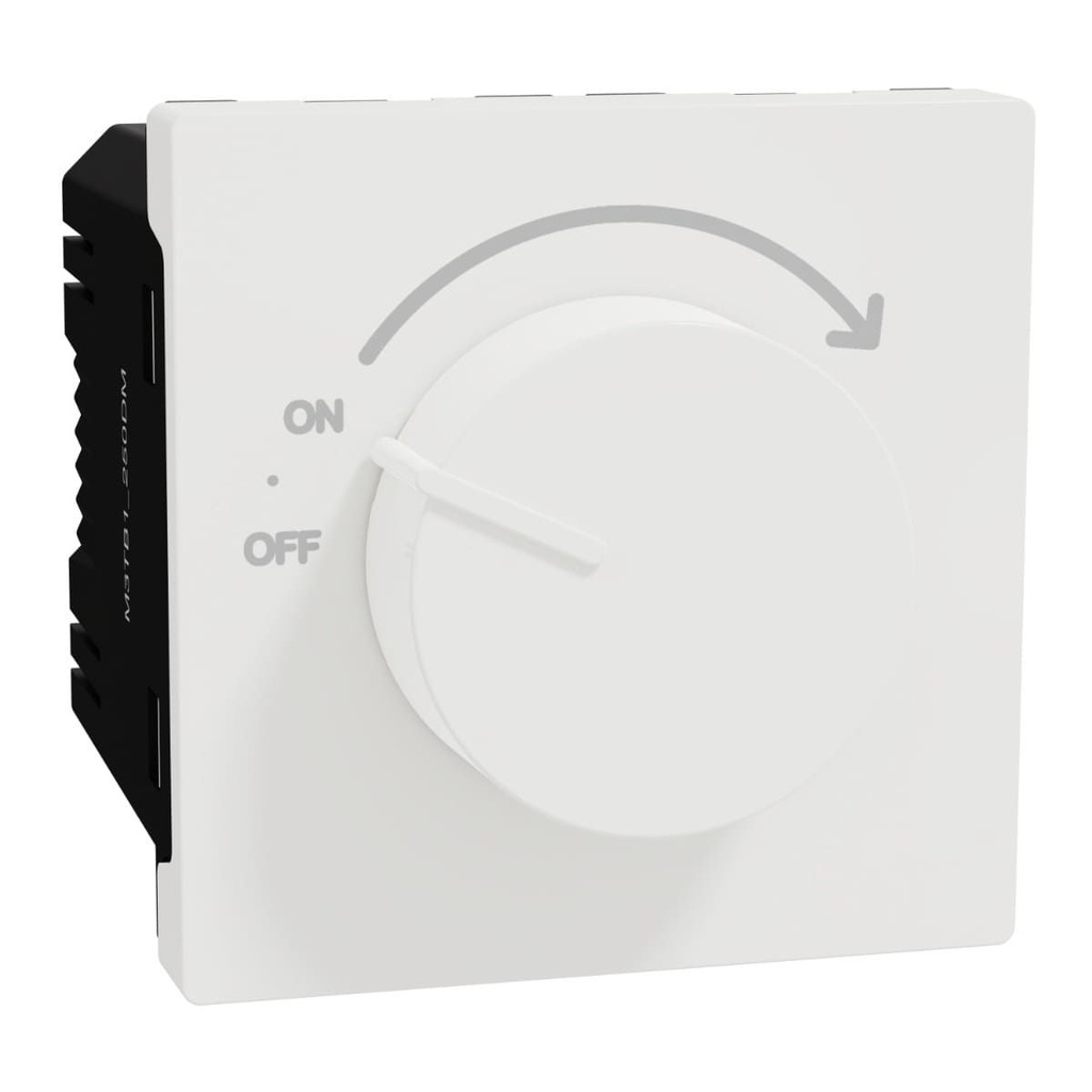 Schneider M3TB1_250DM | Dimmer, Miluz E, rotary knob, mechanism, white