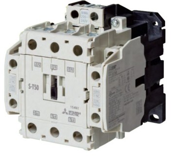 S-T50 | Mitsubishi Contactor 50A, 22KW, Coil 220VAC, 2NO + 2NC