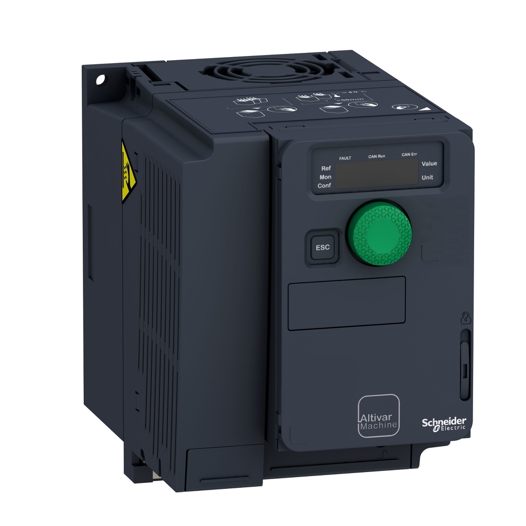 ATV320U22M2C | Schneider Electric Variable speed drive, ATV320, 2.2 kW, 200…240 V, 1 phase, compact