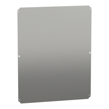 NSYMM108 | Schneider Electric Plain mounting plate H1000xW800mm Galvanised sheet steel Reversible dimension
