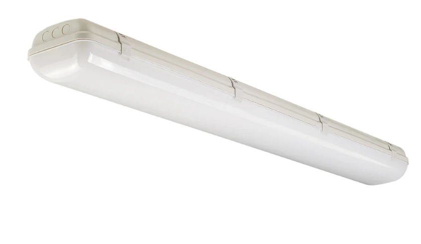MARINA Surface Mounted Luminaire 2*120 cm (18w) Lamps, body polycarbonate IP67