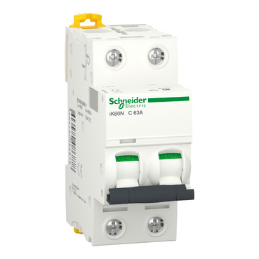 A9K24216 | Miniature circuit-breaker, Acti9 iK60N, 2P, 16 A, C curve, 6000 A (IEC 60898-1) Schneider Electric