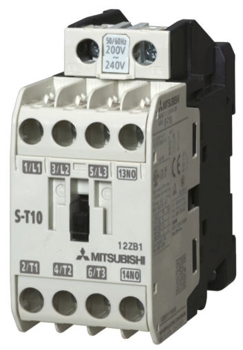 S-T10 | Mitsubishi Contactor 4KW, 9A, Coil 220VAC, 1NO+1NC