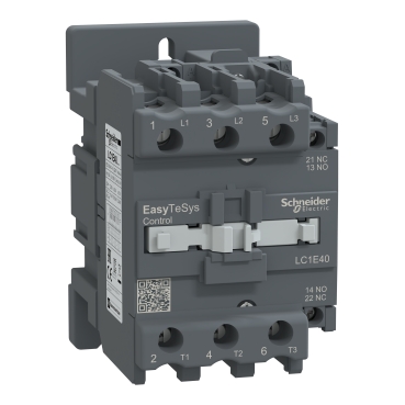 LC1E40M7 | Contactor,Easy TeSys Control,LC1E,3P(3NO),AC-3,<=440V,40A,220V AC coil,50Hz