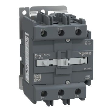 LC1E95M5 - Contactor,Easy TeSys Control,LC1E,3P(3NO),AC-3,<=440V,95A,220V AC coil,50Hz