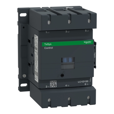 LC1D150E7 | TeSys D contactor - 3P(3 NO) - AC-3 - <= 440 V 150 A - 48 V AC 50/60 Hz coil