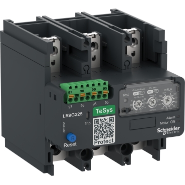 LR9G225 - Electronic thermal overload relay,TeSys Giga,57-225 A,class 5E-30E,push-in control connection