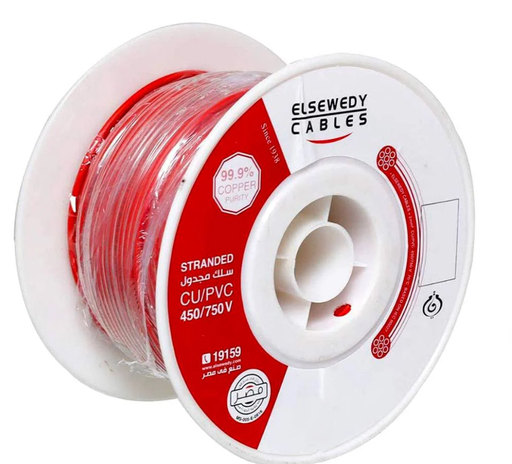 El Sewedy Electric Stranded Cable (1mm, Red)