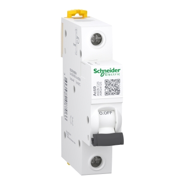 A9K24125 | Miniature circuit-breaker, Acti9 iK60N, 1P, 25 A, C curve, 6000 A (IEC 60898-1) Schneider Electric