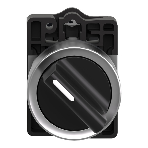 XA2ED25 | مفتاح سلكتور شنايدر قطر 22 مم - وضعيتين - ثبات (Stay Put) - 1NO+1NC