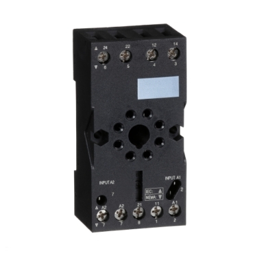RUZC2M | Socket RUZ - mixed contact - 10 A - < 250 V - connector - for relay RUMC2..