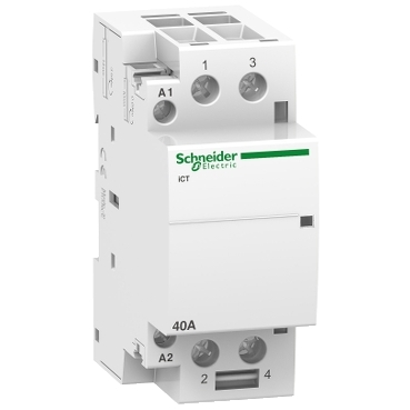 A9C20842 | Schneider Electric Silent Contactor 2P - 2NO - 40A - 220..240 VAC iCT