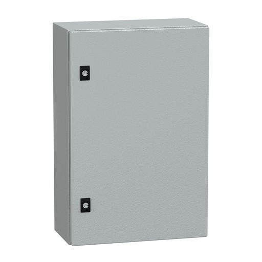 Schneider Electric NSYCRN64200 | Spacial CRN Steel Wall-Mount Enclosure | 600×400×200mm | IP66 | IK10 Without Mounting Plate.