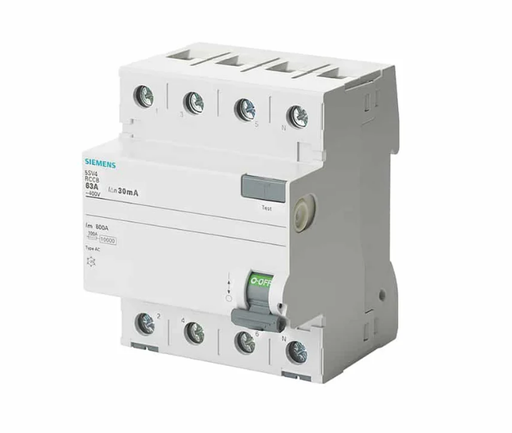 Siemens RCCB 30mA 25A 4P 6KA